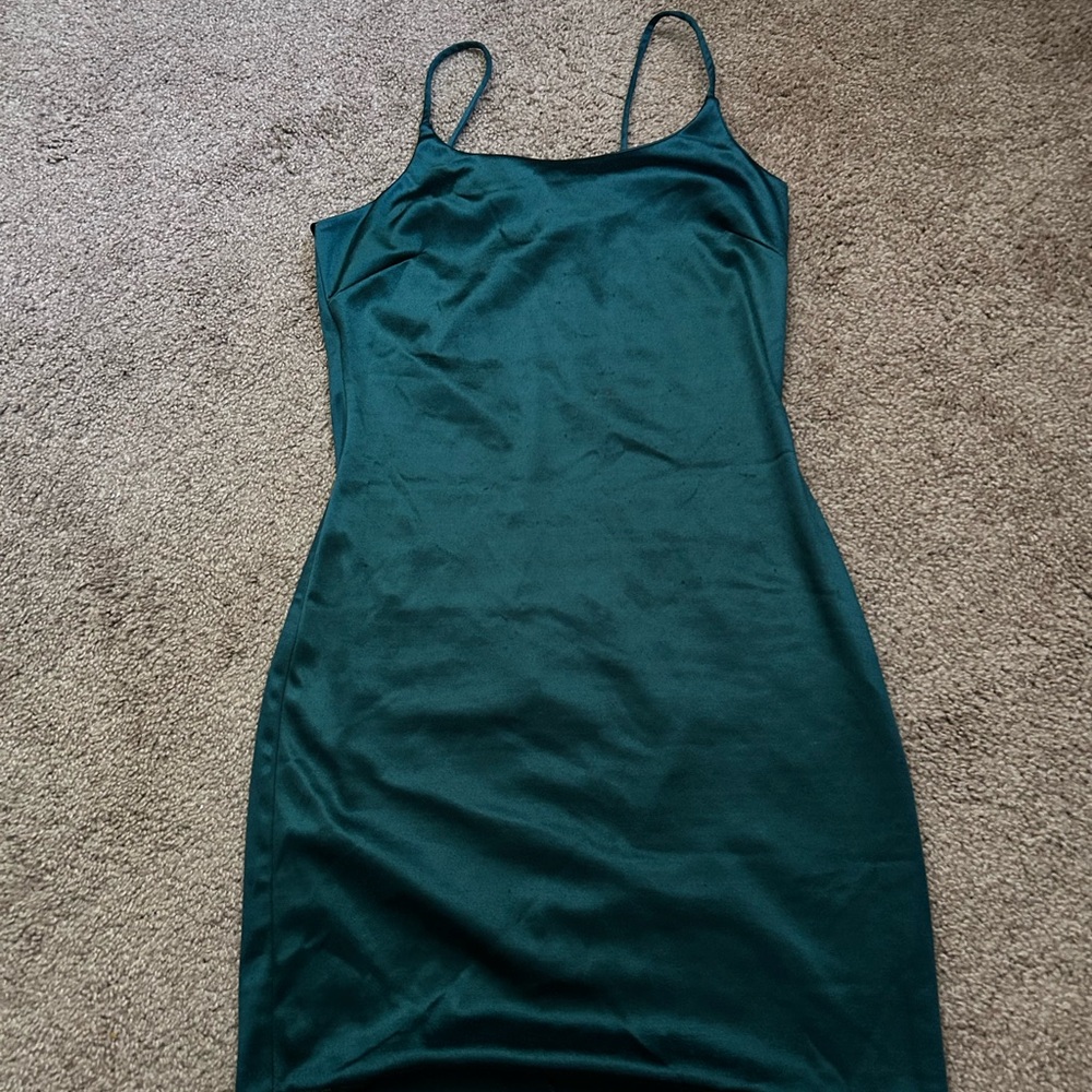 Elegant Green Mini Dress